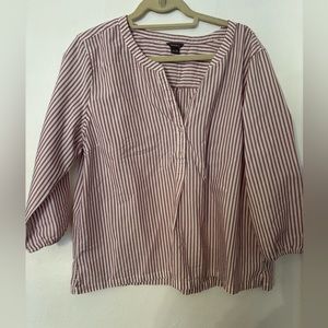 Eddie Bauer striped blouse